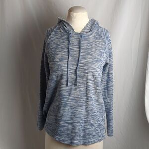 Columbia Blue & White  Hooded Sweater Size M